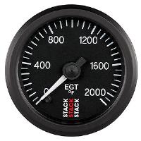 Exhaust Gas Temp Pro Stepper Motor 52mm Blk 0-2000 F
