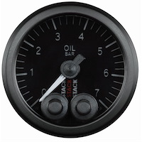 GAUGE OIL PRESS PRO-CONTROL 52MM BLK 0-7 BAR M10 MALE