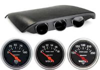 Triple Dash Pod Kit 2005-Up Ford Mustang