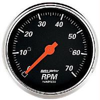Designer Black Tachometer 3-1/8" Electrical