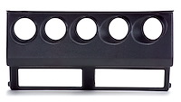 15218 5-Gauge Dash Cluster Bezel 1987-1995 Jeep Wrangler YJ [Black]