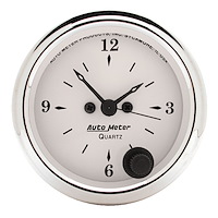 Old Tyme White Clock 2-1/16" Electrical