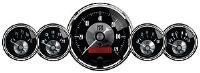 Black Diamond 5-Gauge Kit 3-3/8" Speedometer w/Digital Odometer (120 mph)