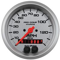 Pro-Comp Ultra Lite Marine Speedometer Diameter: 3-3/8"