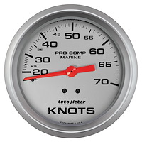 200755-33 Pro-Comp Silver Ultra Lite Marine Speedometer Diameter: 3-3/8 in.