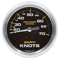200755-40 Pro-Comp Carbon Fiber Marine Speedometer Diameter: 3-3/8 in.