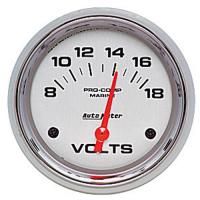 Pro-Comp Ultra Lite Marine Voltmeter Diameter: 2-5/8"