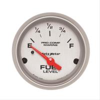 Pro-Comp Ultra Lite Marine Fuel Level Gauge Diameter: 2-1/16"
