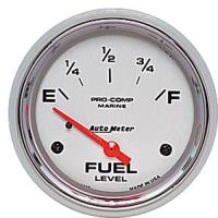 Pro-Comp Ultra Lite Marine Fuel Level Gauge Diameter: 2-5/8"