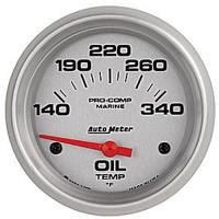 Pro-Comp Ultra Lite Marine Oil Temperature Gauge Diameter: 2-5/8"