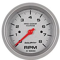 Pro-Comp Ultra Lite Marine Tachometer Diameter: 3-3/8"