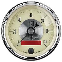 Antique Ivory Speedometer 3-3/8" Electrical