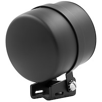 3-1/8" Gauge Pedestal Cup Black