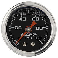 Direct Mount Pressure Gauge 1-1/2" Liquid Filled Mechanical