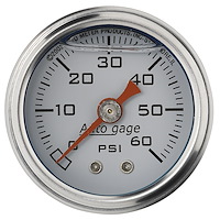 Direct Mount Pressure Gauge 1-1/2" Liquid Filled Mechanical