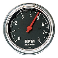 Traditional Chrome Tachometer 3-3/8" electrical, in-dash mount
