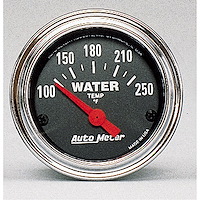Traditional Chrome Water Temperature Gauge 2-1/16" electrical