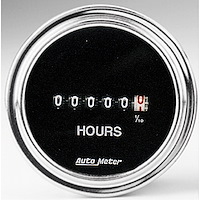 Traditional Chrome Hourmeter 2-1/16" mechanical
