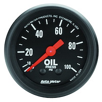Z-Series Oil Pressure Gauge 2-1/16" Mechanical