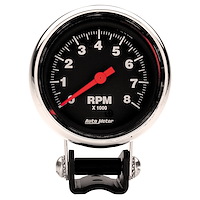 Traditional Chrome Tachometer 2-5/8" Electrical