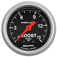 Sport-Comp Boost Gauge 2-1/16" Mechanical