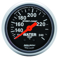 Sport-Comp Water Temperature Gauge 2-1/16" Mechanical