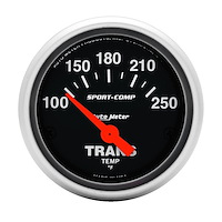 Sport-Comp Transmission Temperature Gauge 2-1/16" Electrical