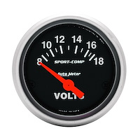 Sport-Comp Voltmeter 2-1/16" Electrical