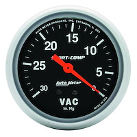 Sport-Comp Vacuum Gauge 2-5/8" Mechanical