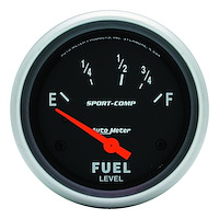 Sport-Comp Fuel Level Gauge 2-5/8" Electrical