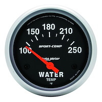 Sport-Comp Water Temperature Gauge 2-5/8" Electrical