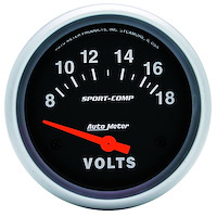 Sport-Comp Voltmeter 2-5/8" Electrical