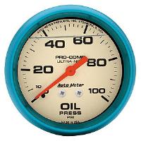Ultra-Nite Oil Pressure Gauge Liquid Filled