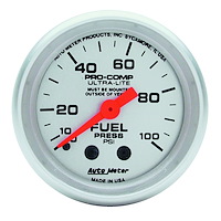 Ultra-Lite Fuel Pressure Gauge 2-1/16" mechanical