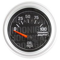 Officially Licensed Hoonigan Oil Pressure Gauge 2-1/16" Electrical (Short Sweep)
