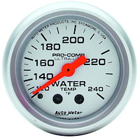Ultra-Lite Water Temperature Gauge 2-1/16" mechanical