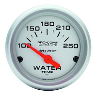 Ultra-Lite Water Temperature Gauge 2-1/16" electrical