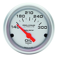 Ultra-Lite Oil Temperature Gauge 2-1/16" electrical