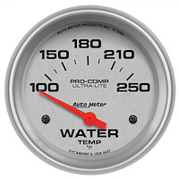 Ultra-Lite Water Temperature Gauge 2-5/8" electrical
