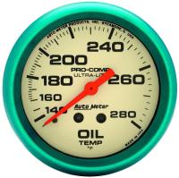 Ultra-Nite Oil Temperature Gauge 2-5/8" mechanical
