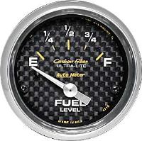 Carbon Fiber Fuel Level Gauge Fits most custom applications
