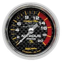 Carbon Fiber Nitrous Gauge 2-1/16" mechanical