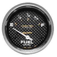 Carbon Fiber Fuel Level Gauge Fits most 1965-Up GM vehicles