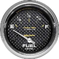 Carbon Fiber Fuel Level Gauge Fits most custom applications