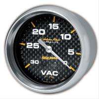 Carbon Fiber Vacuum Gauge 2-5/8" mechanical