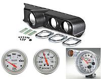 Dual Dash Tach Pod Kit Kit Includes: Auto Meter Dual Dash Tach Pod