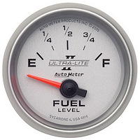 Ultra-Lite II Fuel Level Gauge 2-1/16" short sweep electrical