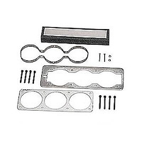 Triple Ultra-Lite Gauge Cage 1987-93 Ford Mustang
