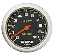Pro-Comp In-Dash Tachometer 3-3/8" electrical