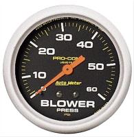 Pro-Comp Blower Pressure Gauge 2-5/8" liquid-filled mechanical